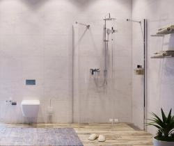 Душевой уголок WasserKraft Aller 10H07RWHITE 120x90 см, прямоугольник, правая распашная дверь