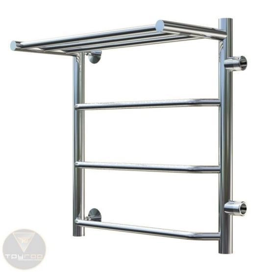 Водяной полотенцесушитель Тругор БРАВО ПМ серия 1 50х60x40 с полкой прав