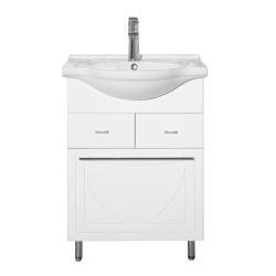 Тумба Style Line Elfante Лана 60 (2 ящ.) под раковину Байкал 60 КОРЗИНА
