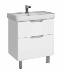 Тумба под раковину Dreja Q 55 99.0008 напольная цвет белый