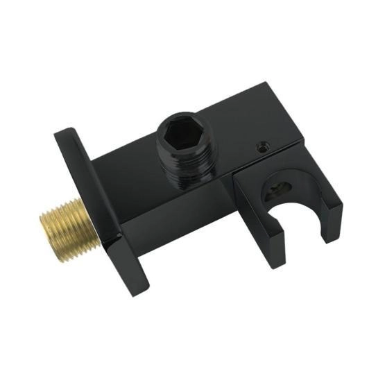 Держатель ручного душа Vincea VSC-41MB с подводом воды, черный