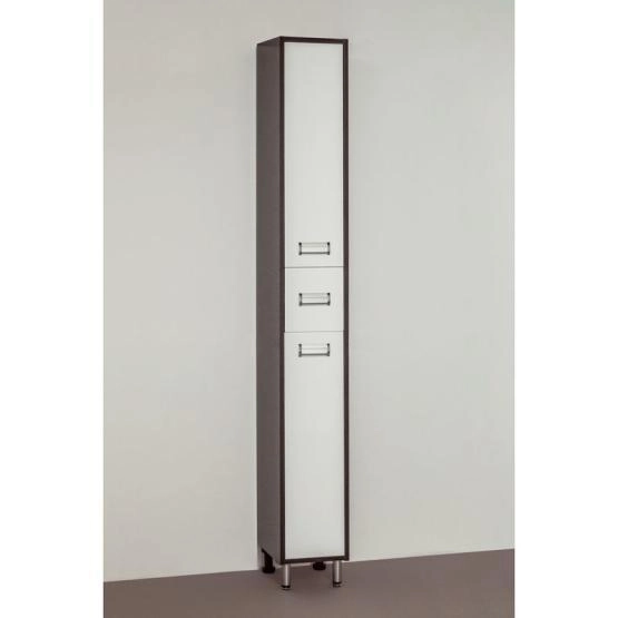 Шкаф для ванной Style Line Стиль W 24 напольный с дверками, белый венге