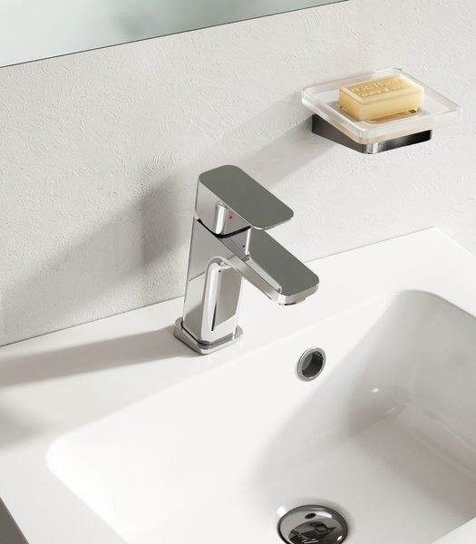 Смеситель для умывальника Ravak 10° Free TD F 014.00 без донного клапана 170 мм X070129