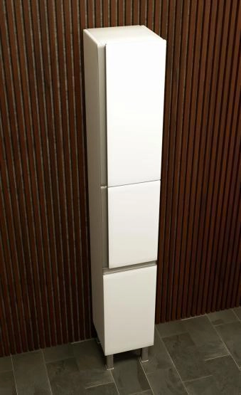 Пенал SANVIT Авеню-3 (К) 32 с бельевой корзиной напольный Белый