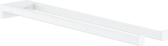 Hansgrohe AddStoris 41770700 Двухрожковый держатель полотенец, матовый белый