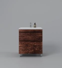 Тумба напольная Style Line Атлантика 70, Люкс старое дерево, PLUS