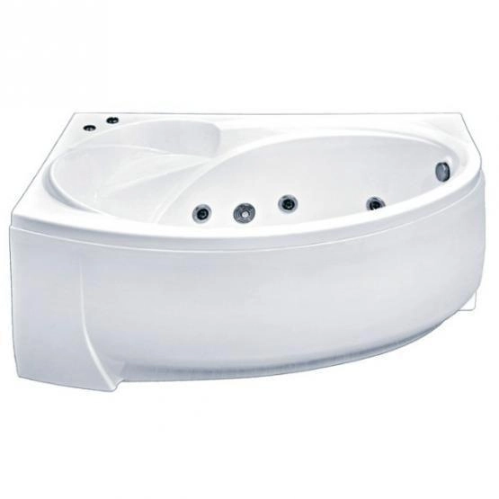 Ванна Bas Флорида 160x88 с гидромассажным оборудованием FLAT левая