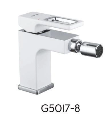 Смеситель для биде Gappo G5017-8 Белый/хром