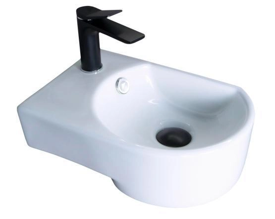 Раковина Gid N9273R 41x27 подвесная белая