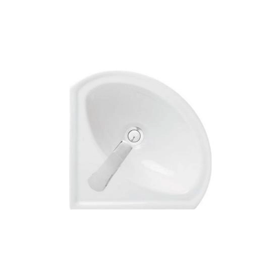 Раковина Sanita Веер угловая 360x360x170 мм подвесная