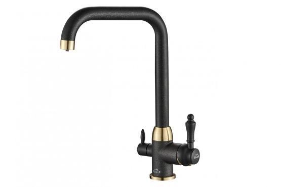 Смеситель для кухни ZORG Steel Hammer (SH 725 BLACK BR) черный