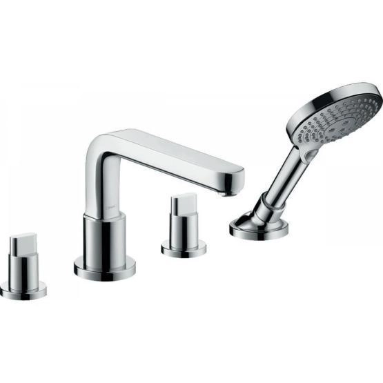 Hansgrohe 31447000 Metris S Смеситель на борт ванны, на 4 отв., хром