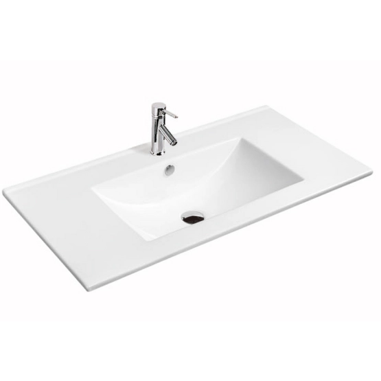 Раковина CeramaLux 9070E 71x46x17 см встраиваемая