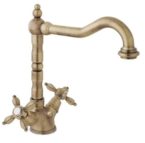 Смеситель CEZARES NOSTALGIA-LS2-02 для раковины,бронза с донным клапаном