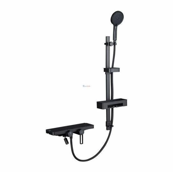 Смеситель Gappo G3296-26 черный матовый для ванны