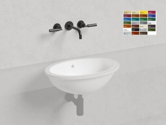 Раковина Salini MAREA 12 RAL S-Stone покраска RAL матовая 57x40 1101209MF встраиваемая