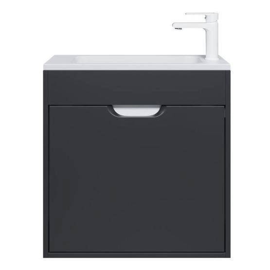 Тумба под раковину для ванной Uperwood Modul 60 см, подвесная, матовая, черная