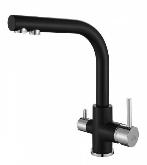 Смеситель для кухни Paulmark ESSEN, антрацит, 213011-401