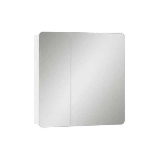 Шкаф зеркальный Volna 70 белый глянец