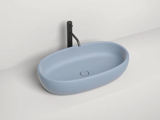 Раковина Salini LUCE  S-Stone покраска RAL матовая 69x40 110721MF накладная
