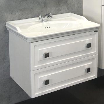 Тумба с раковиной Comforty Феррара-80 белая