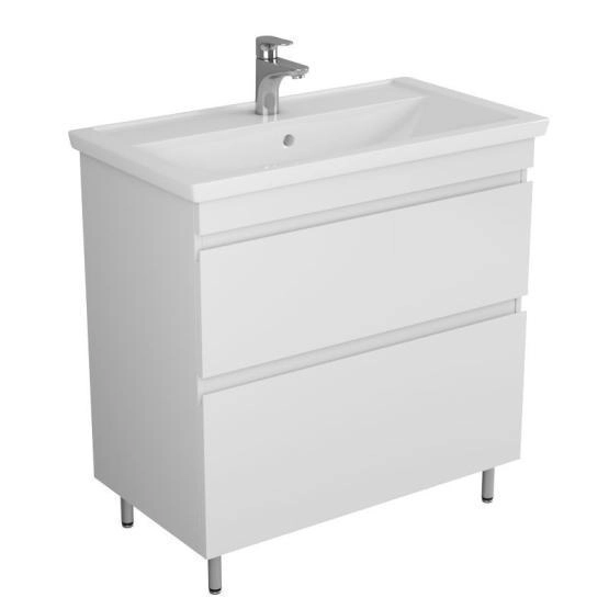 Тумба UNCORIA Арно 80 белая под умывальник Фостер