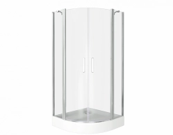 Душевой угол GOOD DOOR Pandora R-80-T-CH 80x80 см