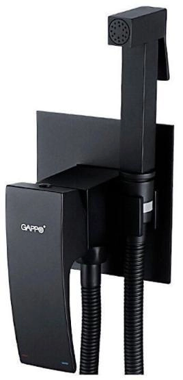 Гигиенический душ Gappo G7207-6 встраиваемый чёрный