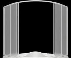 Шторка для ванны Bas Риола 1350*1450 (6ств) пластик