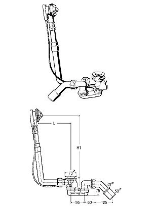 Слив-перелив Viega Multiplex 138561 6163.45