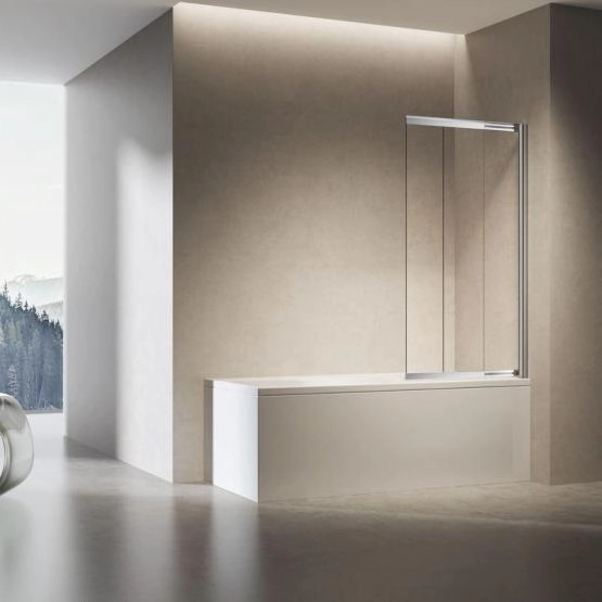 Душевая шторка Vincea VSB-6E900CL-R, 900*1400, хром, стекло прозрачное, правая