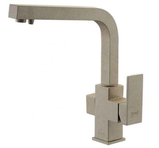 Смеситель для кухни ZORG Sanitary (ZR 311 YF- ПЕСОЧНЫЙ) бежевый