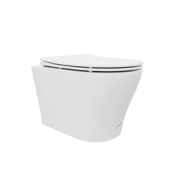 Унитаз Cerutti SPA ADIGE Aria MW подвесной безободковый белый матовый CT9245 (490х360х355)