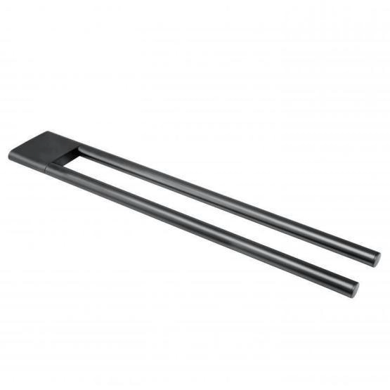 Полотенцедержатель KEUCO Edition 400 11518130000 Хром черный шлифованный 450 мм