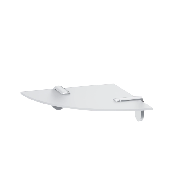 Стеклянная полка угловая AM.PM X-Joy A8434900 хром