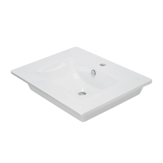 Раковина Sanitaluxe Quadro 60 керамика мебельная