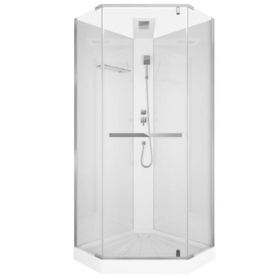 Душевая кабина Cerutti SPA CHIKA901T без крыши (90x90x215-225)