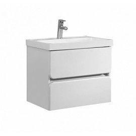 Тумба Belux Париж НП 60-02 Белый глянцевый под умывальник Париж ПА 600