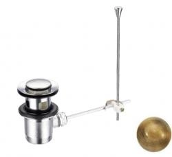 Донный клапан CEZARES CZR-SA2-02 с переливом бронза