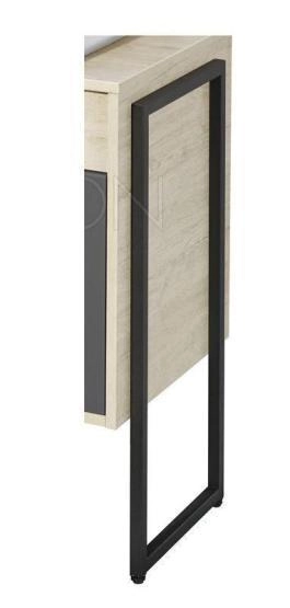 Ножки AQUATON опора высокая 1шт. Лофт Урбан 1A255303LQX70