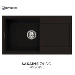 Кухонная мойка Omoikiri Sakaime 78-DC 4993195, 780х435, темный Шоколад