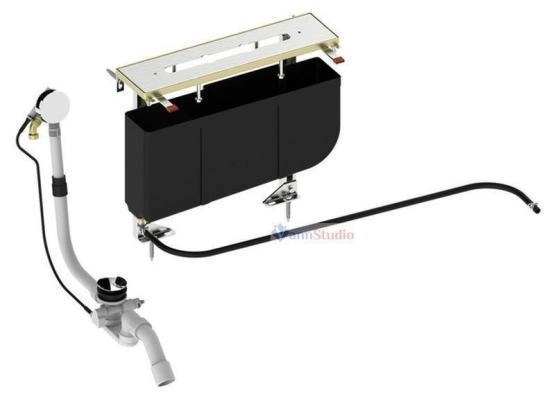 Монтажный блок Keuco 51130000075 Хром/белый/черный