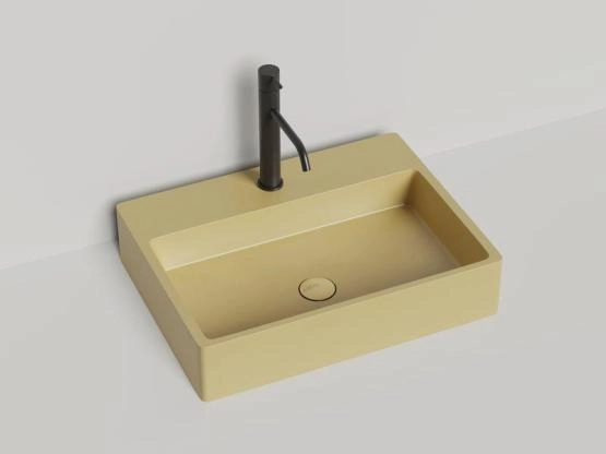 Раковина Salini OTTAVIA S-Sense покраска RAL глянцевая 60x45 1103101GF накладная без отв.смесителя