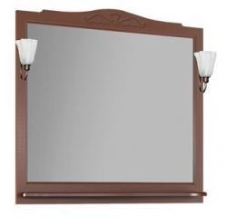 Зеркало Aquanet Амелия 100 цвет орех (175289)