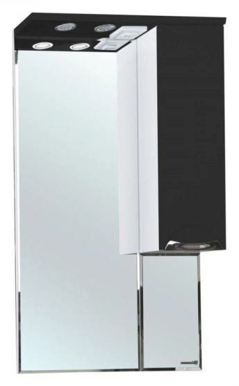 Зеркало-шкаф Bellezza Альфа 55 R с подсветкой черный