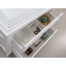 Тумба Belux Кастилия Н 100-02 Белый глянцевый поталь золото под умывальник Кастилия 800