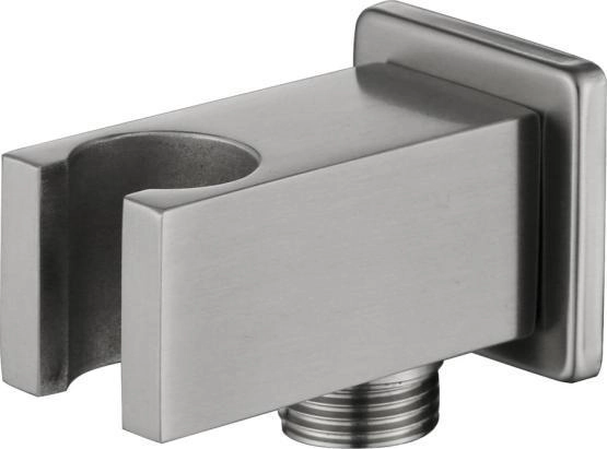 Подключение для душевого шланга с держателем для душа BELBAGNO NOVA BB-DHLA-IN сатин