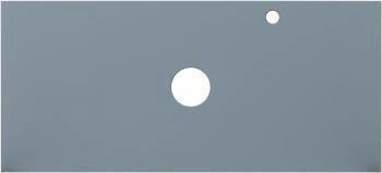 Столешница для раковины Aquanet Арт 100 мисти грин МДФ