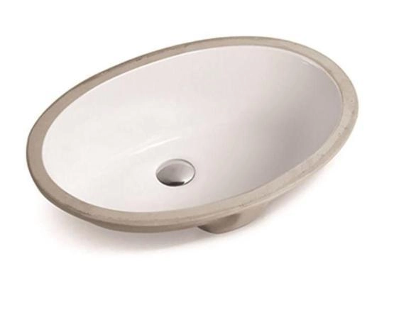 Раковина SantiLine SL-3002 60x39 подстольный керамическая Белый