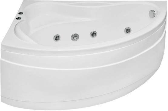 Ванна Bas Вектра 150x90 с гидромассажным оборудованием FLAT левая